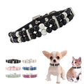 Collare di Perle e Strass — Crystal Pearl Luxury Dog Collar