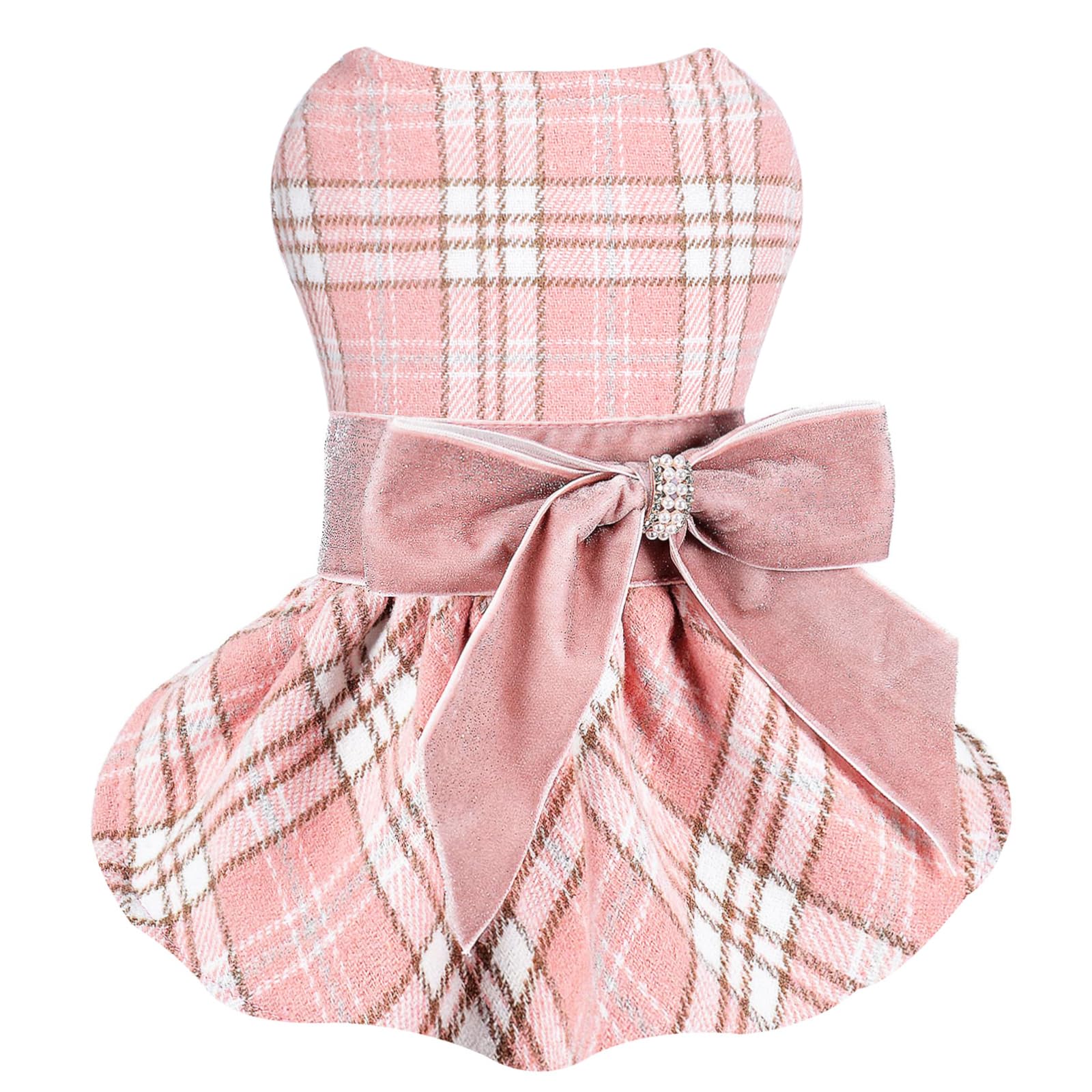 Vestito Invernale in Pile con Cappuccio — Hooded Fleece Winter Dog Dress